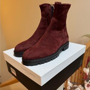 Roberto Festa Leather Suede Ankle Boots New!